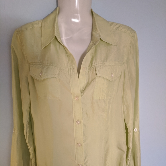 Womens Banana Republic Silk Washable 